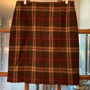NWOT wool Brooks Brothers skirt